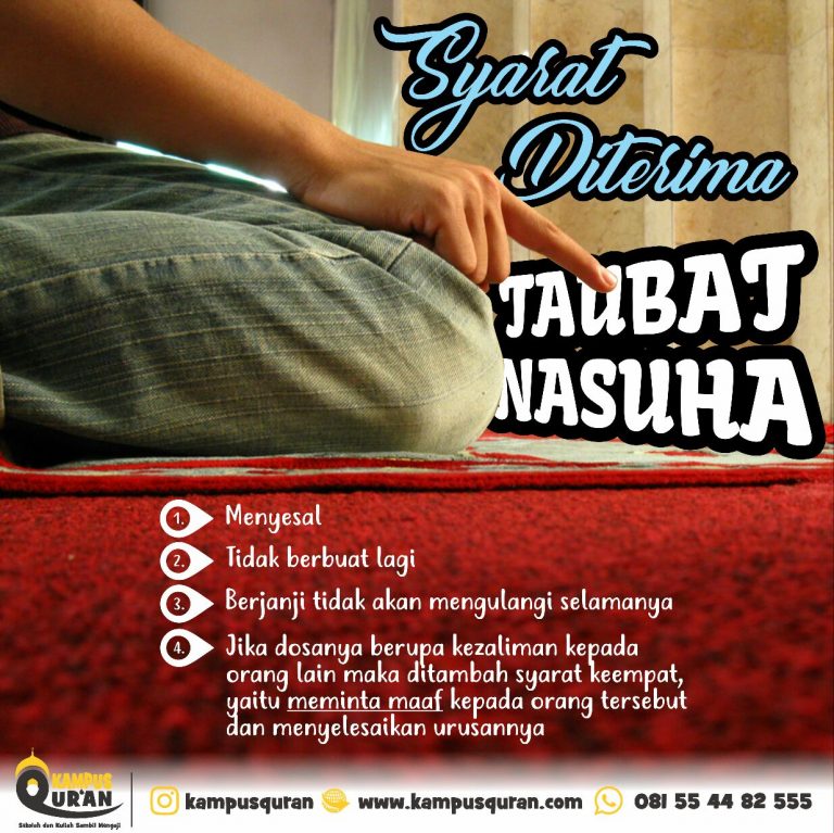 Syarat-Syarat Taubat Nasuha